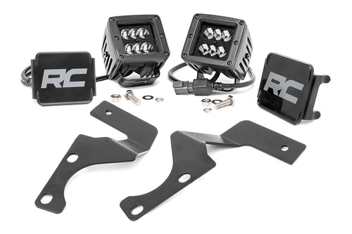 Kit de Luces LED | Montaje tipo Ditch | 2" Negro Spot Pair | Toyota 4Runner (10-24)