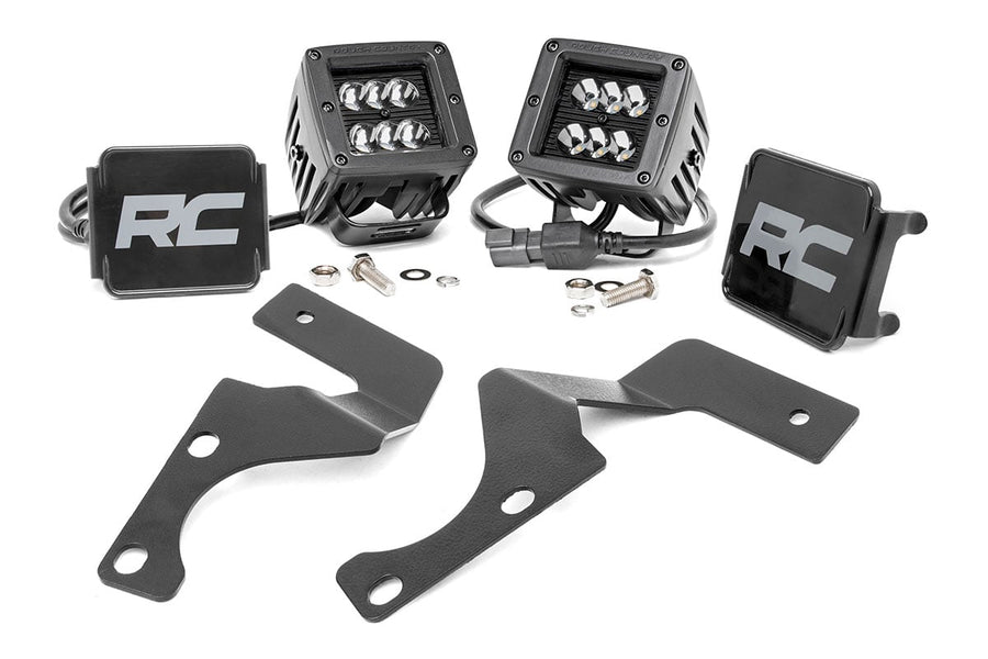 Kit de Luces LED | Montaje tipo Ditch | 2" Negro Spot Pair | Toyota 4Runner (10-24)
