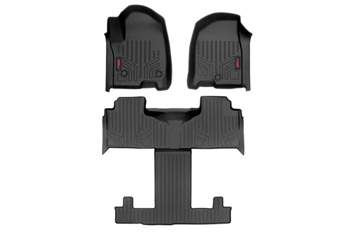 Tapetes | Delantero y Trasero | FR/RR Individual | Chevy/GMC Tahoe/Yukon 2WD/4WD (21-26)