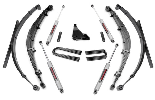 Kit de Elevación de 4 Pulgadas | Resortes Traseros | Ford F-250/F-350 Super Duty 4WD (1999-2004)