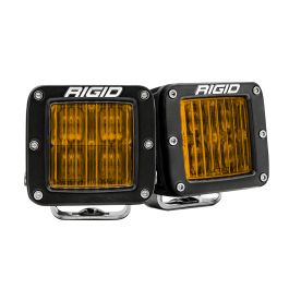 Pod LED Rigid D-Series PRO SAE Fog Yellow Pair | Off-Road