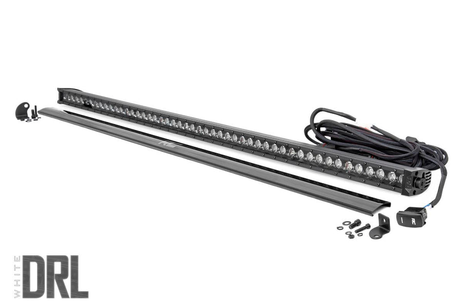 50 Inch LED Serie Negro Light Bar | Single Row | Blanco Frío DRL