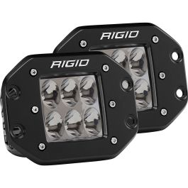 Soporte Rigid D-Series PRO Specter Driving Flush Mount Pair | Luces