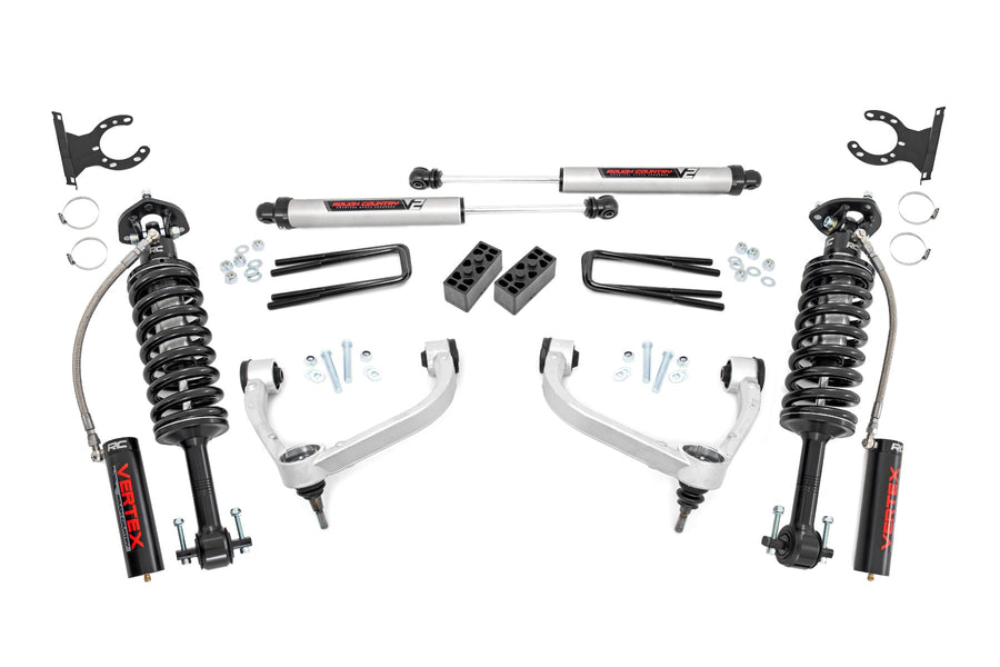 Kit de Elevación de 3 Pulgadas | Brazos de Control Superiores | Vertex/V2 | Ford F-150 4WD (2014-2020)