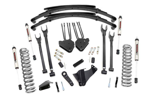 Kit de Elevación de 6 Pulgadas | Gasolina | 4 Link | RR Spring | Ford F-250/F-350 Super Duty (05-07)