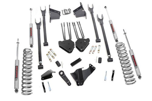 Kit de Elevación de 8 Pulgadas | 4 Link | RR Blocks | Ford F-250/F-350 Super Duty 4WD (05-07)
