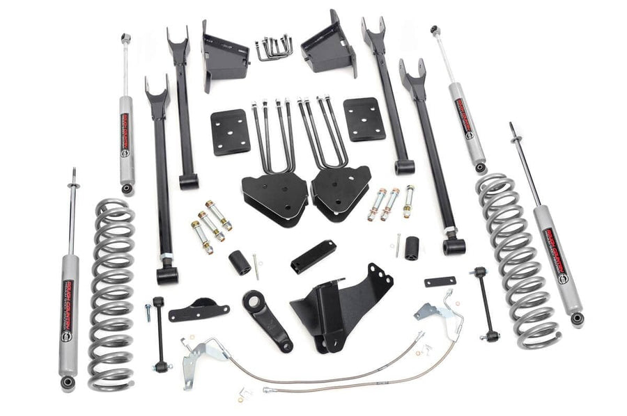 Kit de Elevación de 8 Pulgadas | 4 Link | Ford F-250/F-350 Super Duty 4WD (2008-2010)