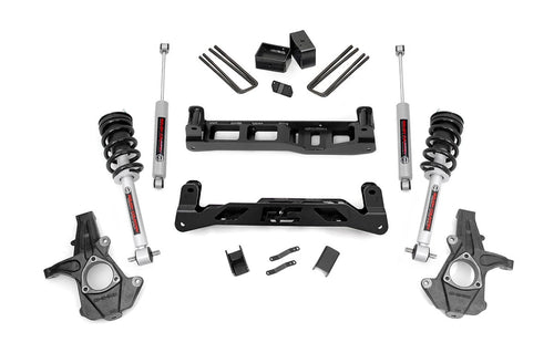 Kit de Elevación de 5 Pulgadas | Acero Fundido | N3 Struts | Chevy/GMC 1500 (14-17)