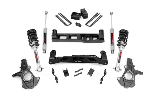 Kit de Elevación de 5 Pulgadas | Aluminio/Acero Estampado | N3 Struts | Chevy/GMC 1500 (14-18 & Classic)