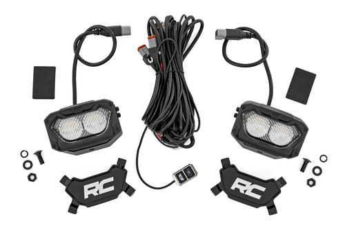 5 Inch Faros Auxiliares | Blanco/Ámbar DRL | Flood | Pair