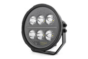 Par de Luces LED Halo Serie Negro | Blanco/Ámbar DRL | 6.5 Inch | Redondo