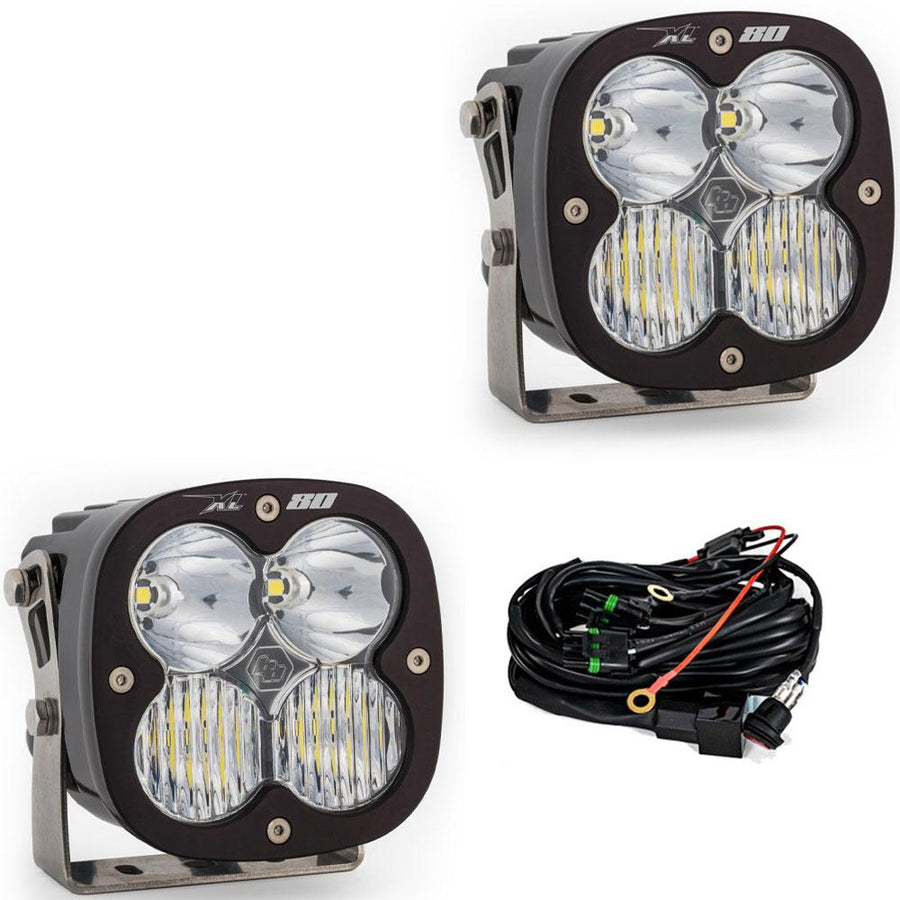 Luz auxiliar LED Baja Designs XL80 LED Auxiliary Light Pod Pair - Universal (Light Pattern: Driving/Combo, Color: Clear)
