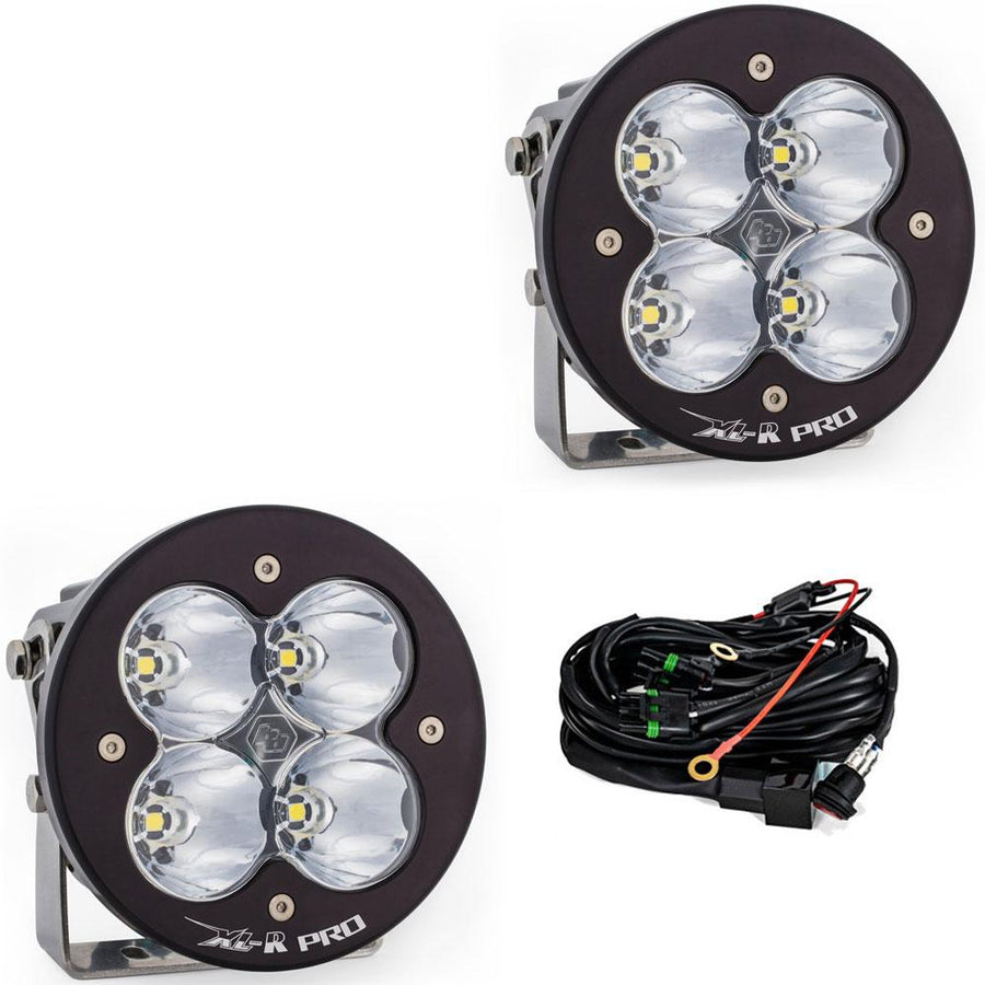 Luz auxiliar LED Baja Designs XL-R Pro LED Auxiliary Light Pod Pair - Universal (Light Pattern: Spot, Color: Clear)
