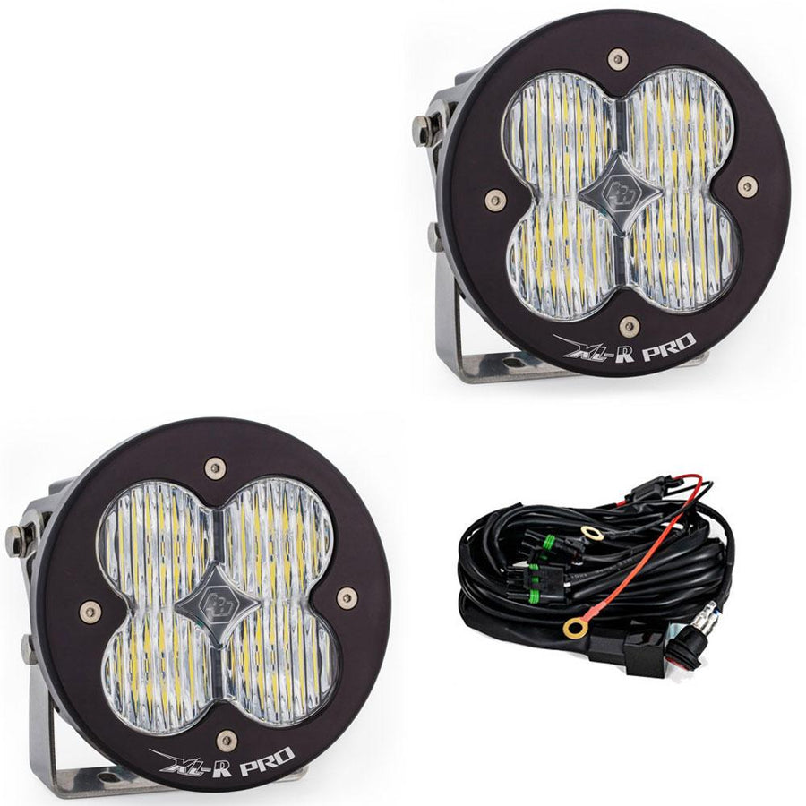 Luz auxiliar LED Baja Designs XL-R Pro LED Auxiliary Light Pod Pair - Universal (Light Pattern: Wide Cornering, Color: Clear)