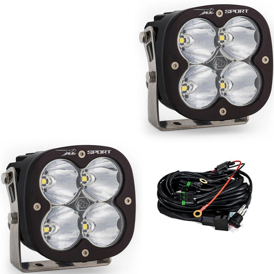 Luz auxiliar LED Baja Designs XL Sport LED Auxiliary Light Pod Pair - Universal (Light Pattern: Spot, Color: Clear)