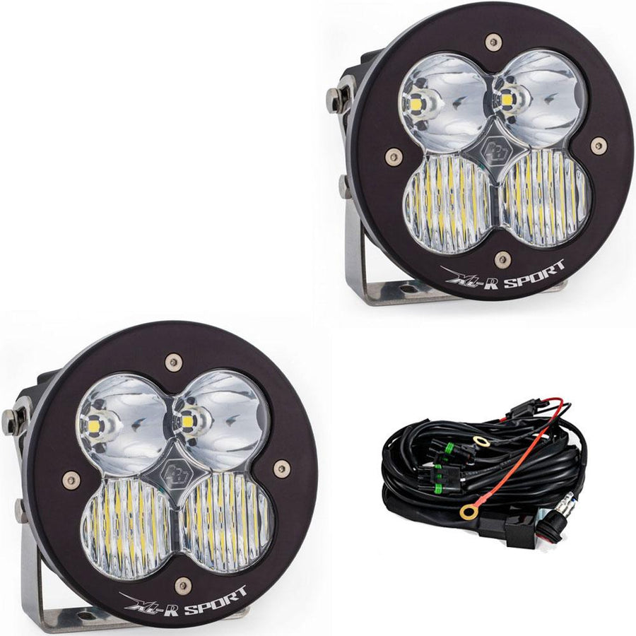 Luz auxiliar LED Baja Designs XL-R Sport LED Auxiliary Light Pod Pair - Universal (Light Pattern: Driving/Combo, Color: Clear)