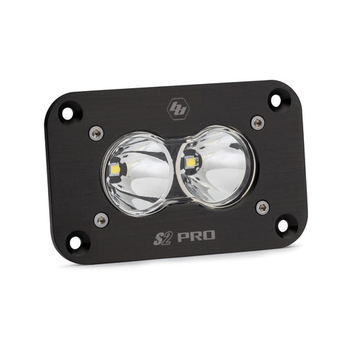 Luz Auxiliar LED Baja Designs S2 Pro negro Flush Mount LED Auxiliary Light Pod | Universal