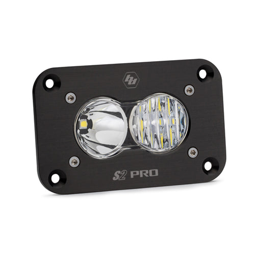 Luz Auxiliar LED Baja Designs S2 Pro negro Flush Mount LED Auxiliary Light Pod | Universal