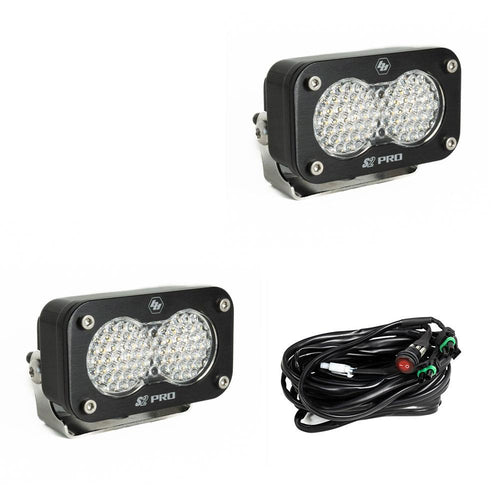 Luz Auxiliar LED Baja Designs S2 Pro negro LED Auxiliary Light Pod par | Universal
