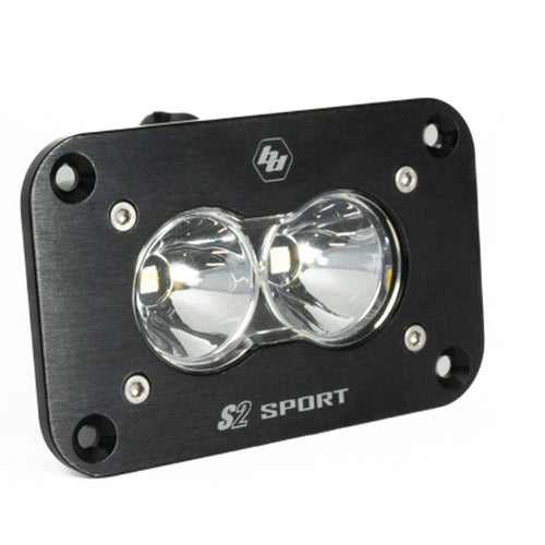 Luz Auxiliar LED Baja Designs S2 Sport negro Flush Mount LED Auxiliary Light Pod | Universal