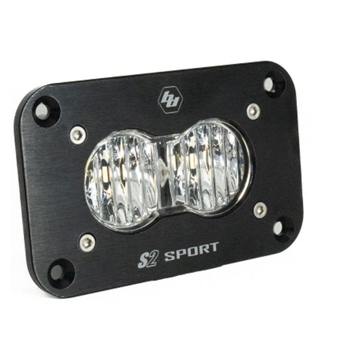 Luz Auxiliar LED Baja Designs S2 Sport negro Flush Mount LED Auxiliary Light Pod | Universal