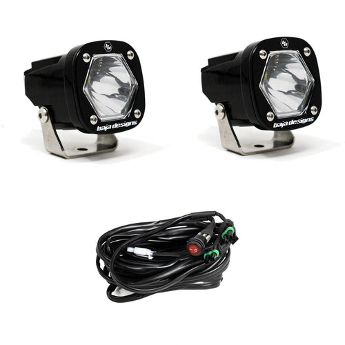 Luz Auxiliar LED Baja Designs S1 negro LED Auxiliary Light Pod par | Universal