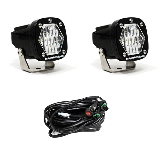 Luz Auxiliar LED Baja Designs S1 negro LED Auxiliary Light Pod par | Universal