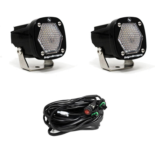 Luz Auxiliar LED Baja Designs S1 negro LED Auxiliary Light Pod par | Universal