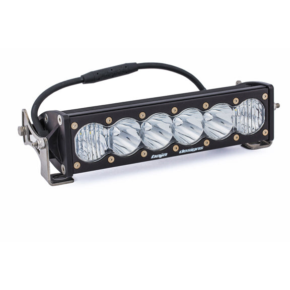 Barra de luz LED Baja Designs OnX6+ Straight LED Light Bar - Universal (Size: 10 Inch, Light Pattern: Driving/Combo, Color: Clear)