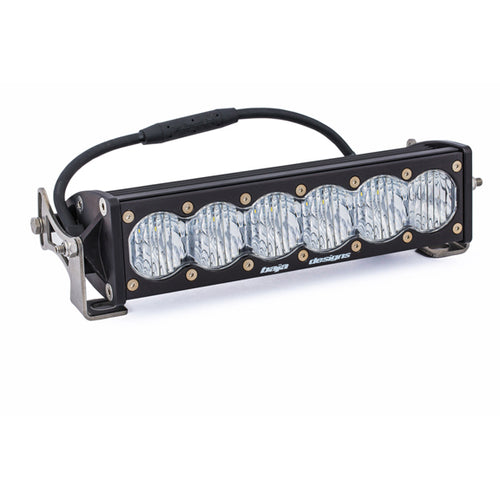 Barra de luz LED Baja Designs OnX6+ Straight LED Light Bar - Universal (Size: 10 Inch, Light Pattern: Wide Cornering, Color: Clear)
