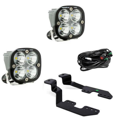 Kit de luces para pilar A Baja Designs Chevy/GMC Squadron Pro A-Pillar Light Kit - Chevy/GMC 2014-18 Silverado/Sierra 1500; 2015-19 Colorado/Canyon (Light Pattern: Spot, Color: Clear)