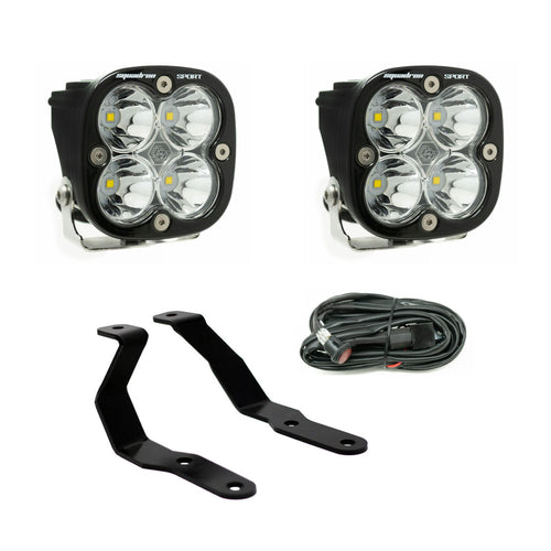 Kit de luces para pilar A Baja Designs Ford Squadron Sport A-Pillar Light Kit - Ford 2019-2023 Ranger (Light Pattern: Driving/Combo, Color: Clear)