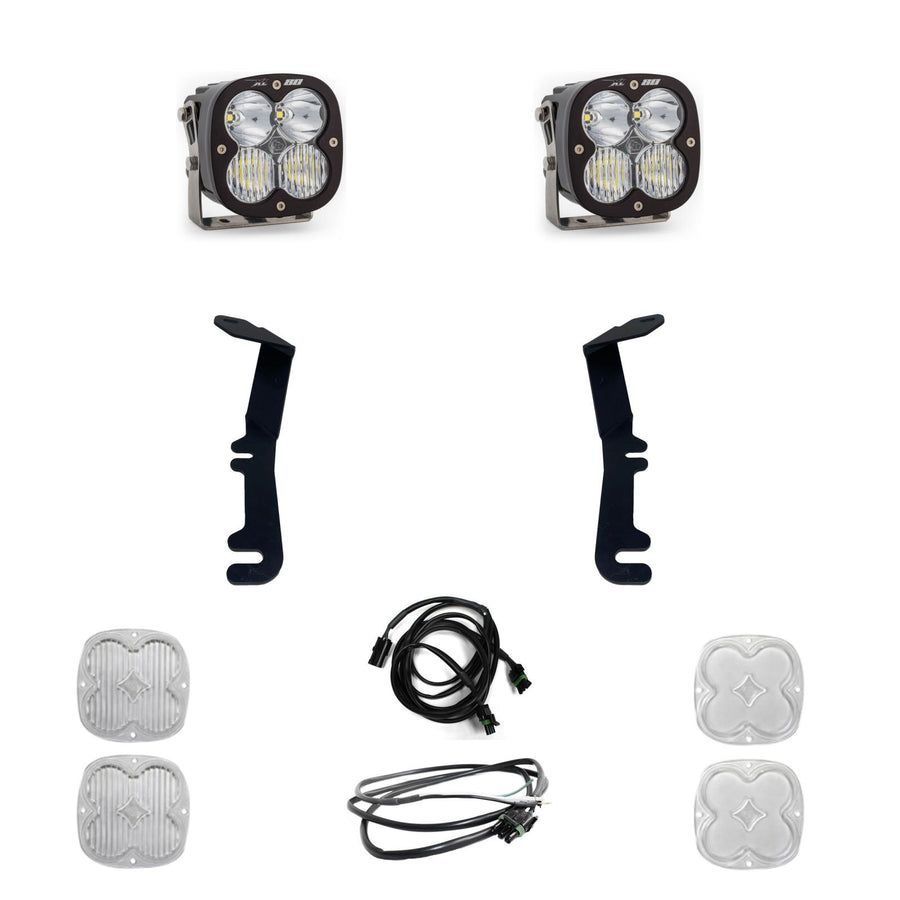 Kit de luces para pilar A Baja Designs RAM XL80 A-Pillar Light Kit - RAM 2019-24 1500 Rebel; 2021-24 1500 TRX (Light Pattern: Driving/Combo, Color: Clear)