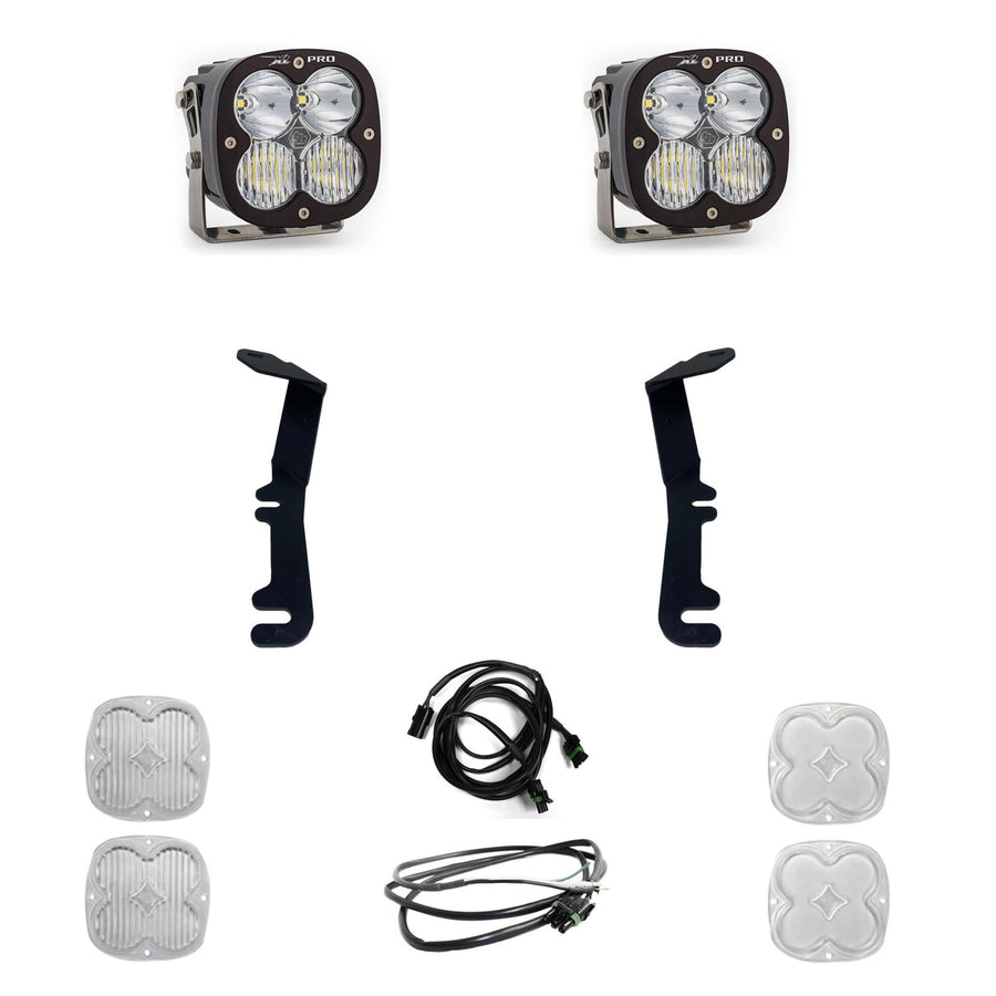 Kit de luces para pilar A Baja Designs RAM XL Pro A-Pillar Light Kit - RAM 2019-24 1500 Rebel; 2021-24 1500 TRX (Light Pattern: Driving/Combo, Color: Clear)