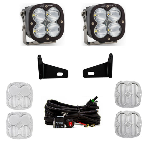 Kit de luces para pilar A Baja Designs Can-Am XL Pro A-Pillar Light Kit - Can-Am 2017-24 Maverick X3 (Light Pattern: Driving/Combo, Color: Clear)