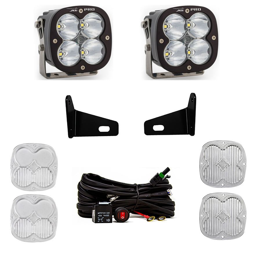 Kit de luces para pilar A Baja Designs Can-Am XL Pro A-Pillar Light Kit - Can-Am 2017-24 Maverick X3 (Light Pattern: Driving/Combo, Color: Clear)