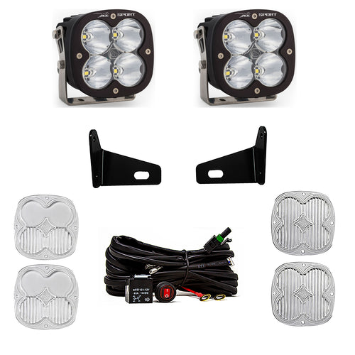 Kit de luces para pilar A Baja Designs Can-Am XL Sport A-Pillar Light Kit - Can-Am 2017-24 Maverick X3 (Light Pattern: Driving/Combo, Color: Clear)