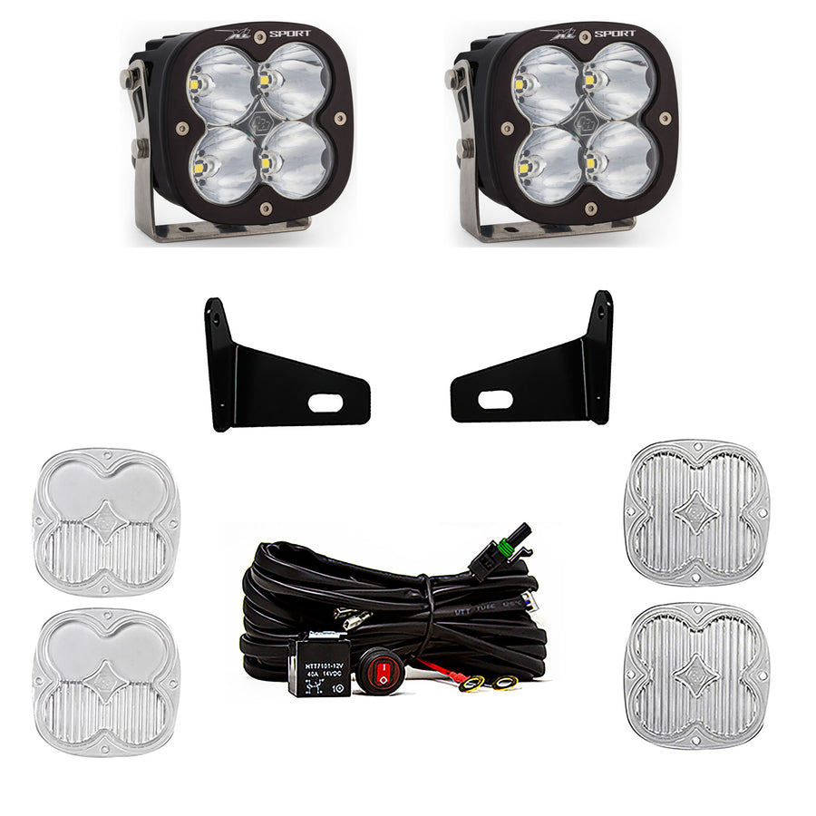 Kit de luces para pilar A Baja Designs Can-Am XL Sport A-Pillar Light Kit - Can-Am 2017-24 Maverick X3 (Light Pattern: Driving/Combo, Color: Clear)