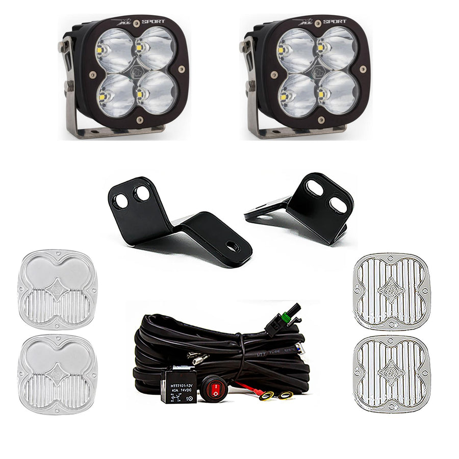 Kit de luces para pilar A Baja Designs Polaris XL Sport A-Pillar Light Kit - Polaris 2014-22 RZR XP 1000; XP Turbo; Turbo S (Light Pattern: Spot, Color: Clear)