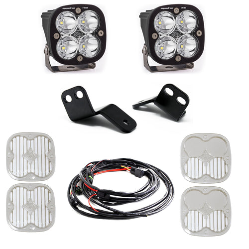 Kit de luces para pilar A Baja Designs Arctic Cat/Textron Squadron Pro A-Pillar Kit - Arctic Cat/Textron 2018-22 Wildcat XX (Light Pattern: Driving/Combo, Color: Clear)