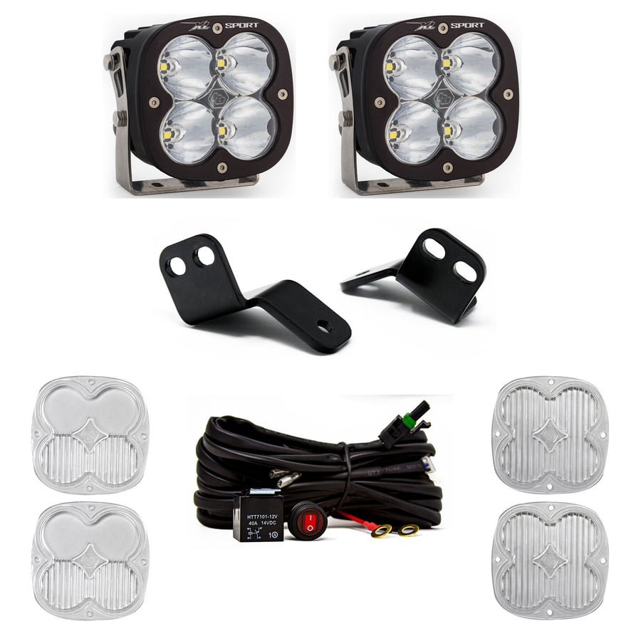 Kit de luces para pilar A Baja Designs Arctic Cat/Textron XL Sport A-Pillar Kit - Arctic Cat/Textron 2018-22 Wildcat XX (Light Pattern: Driving/Combo, Color: Clear)