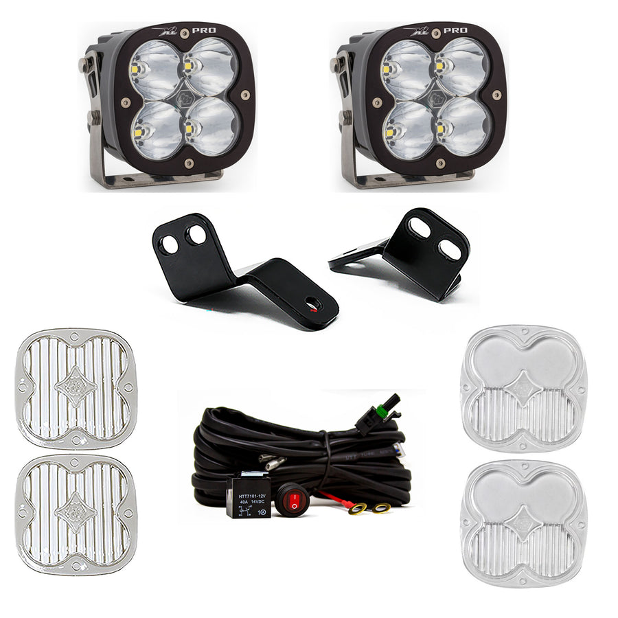 Kit de luces para pilar A Baja Designs Arctic Cat/Textron XL Pro A-Pillar Kit - Arctic Cat/Textron 2018-22 Wildcat XX (Light Pattern: Driving/Combo, Color: Clear)