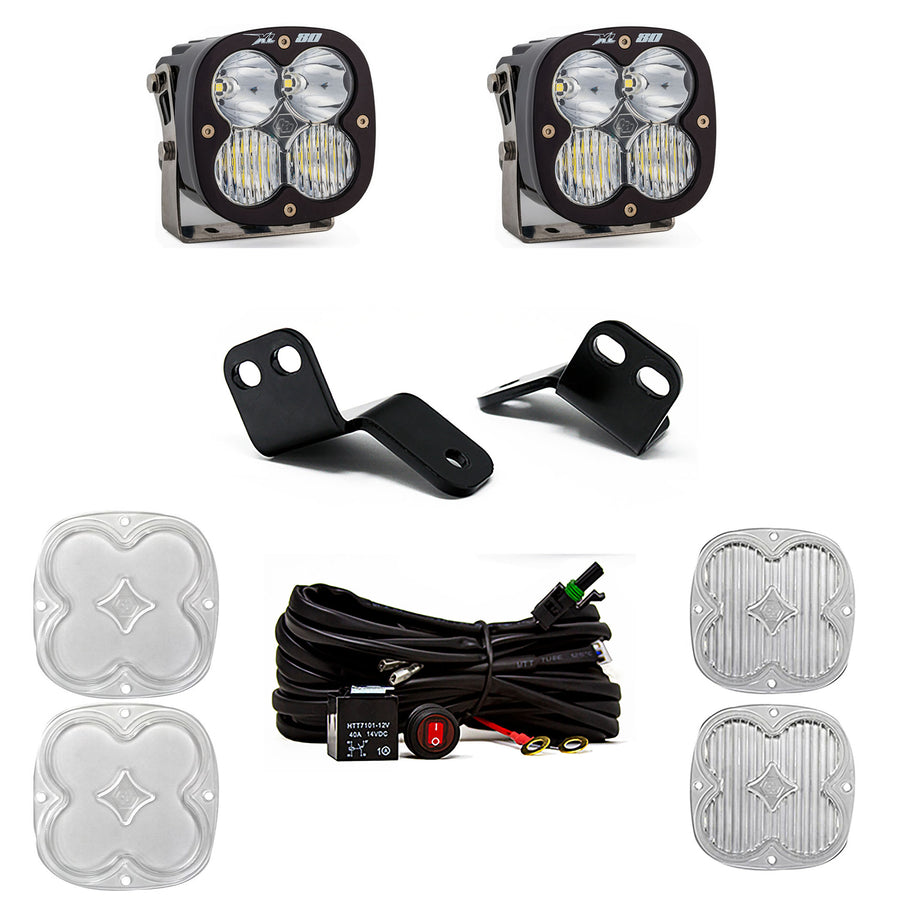 Kit de luces para pilar A Baja Designs Arctic Cat/Textron XL80 A-Pillar Kit - Arctic Cat/Textron 2018-22 Wildcat XX (Light Pattern: Driving/Combo, Color: Clear)