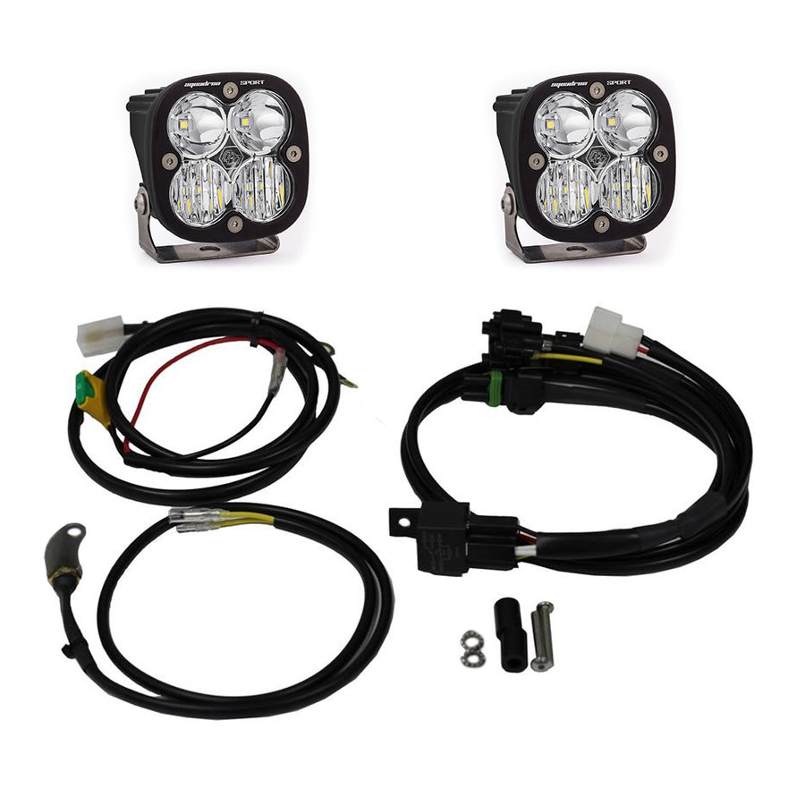 Luz auxiliar LED Baja Designs KTM Squadron Sport Auxiliary Light Kit - KTM 2008-16 1190; 2014-20 1290 (Light Pattern: Driving/Combo, Color: Clear)