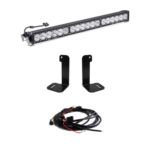 Barra de Luz LED Baja Designs Jeep JL/JT OnX6+ 30 Inch defensa kit de luces | Jeep 2020-2026 Gladiator; 2018-2026 Wrangler JL; NOTE: con OE Plastic defensa