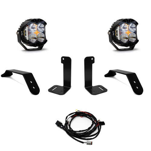 Luz Auxiliar LED Baja Designs Jeep JL/JT LP4 Pro Bumper kit de luces | Jeep 2020-2026 Gladiator; 2018-2026 Wrangler JL; NOTE: con OE Plastic Bumper