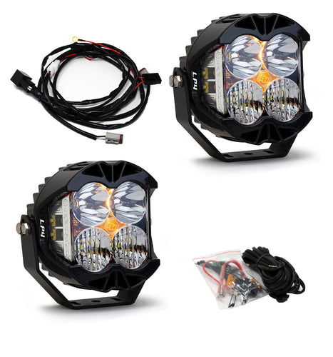 Luz Auxiliar LED Baja Designs Jeep JL/JT LP4 Pro defensa kit de luces | Jeep 2020-2026 Gladiator; 2018-2026 Wrangler JL; NOTE: con OE Steel defensa