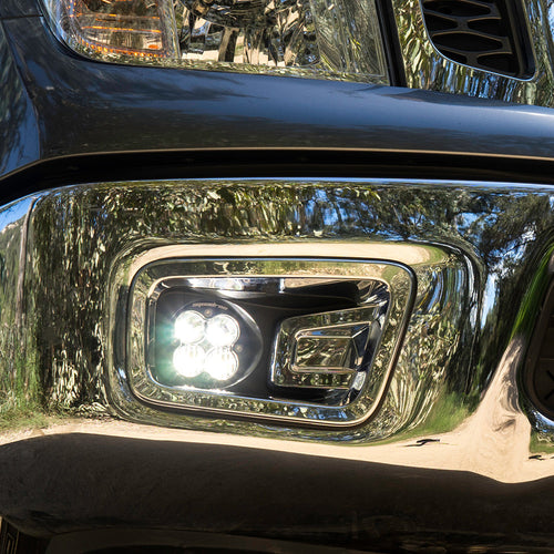 Kit de luces/faros de niebla Baja Designs Nissan Squadron-R Sport Fog Pocket Light Kit - Nissan 2016-19 Titan (Light Pattern: Wide Cornering, Color: Clear)