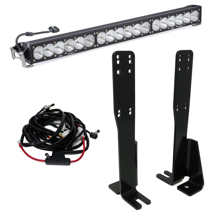 Barra de luz LED Baja Designs Toyota OnX6+ 30 Inch Grille Lower Light Kit - Toyota 2014-18 4Runner (Light Pattern: Driving/Combo, Color: Clear)