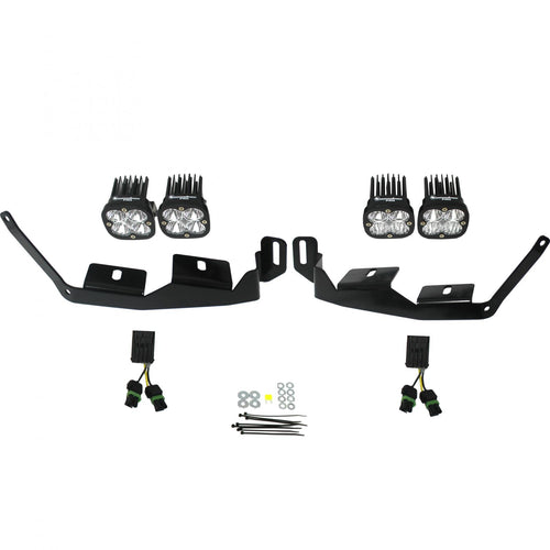 Luz Auxiliar LED Baja Designs Polaris Squadron Pro Headlight Kit | Polaris 2018-21 RZR RS1; 2014-22 RZR XP 1000; 2018-21 RZR XP Turbo-S